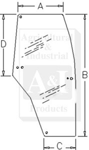GLASS DOOR (RH) — Part #EAP-165812