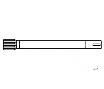 SHAFT HYD. PUMP DRIVE — Part #EAP-166169