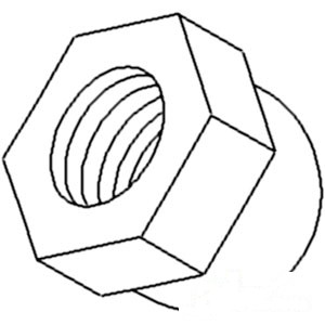 NUT W/WASHER STR WHEEL — Part #EAP-166195