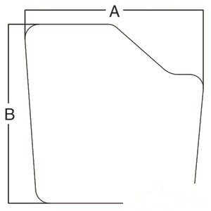 GLASS DOOR FIXED LH/RH — Part #EAP-166359