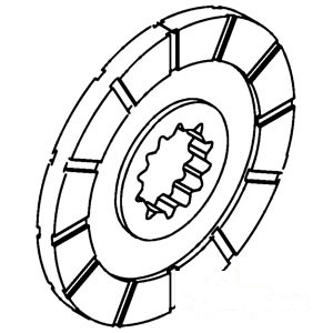 BONDED BRAKE DISC — Part #EAP-166362