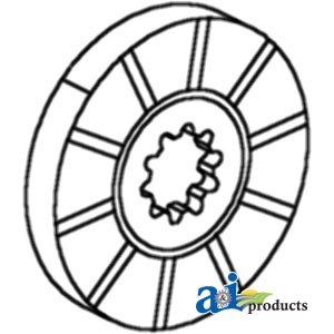 BONDED BRAKE DISC — Part #EAP-166366