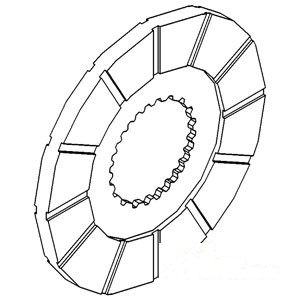 BONDED BRAKE DISC — Part #EAP-166369