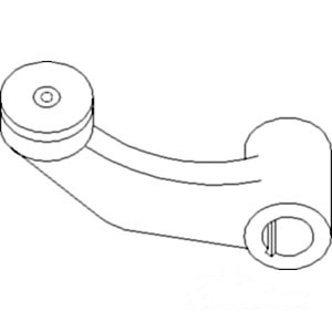 TRANS. BRAKE LEVER ASSY. — Part #EAP-166418