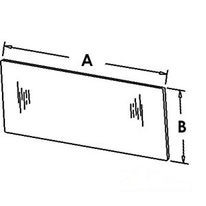 GLASS REAR WINDOW- LOWER — Part #EAP-166422