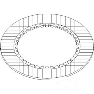 FRICTION PLATE TRANS. — Part #EAP-166531