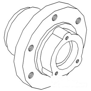 HUB FRONT WHEEL — Part #EAP-167946