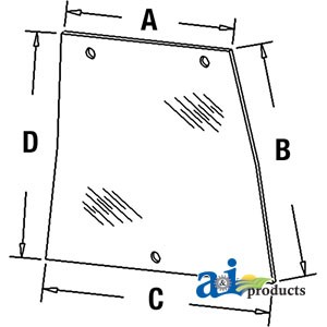 GLASS RH SIDE WINDOW — Part #EAP-168725