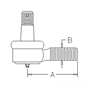 TIE ROD END STEER CYL. — Part #EAP-170088