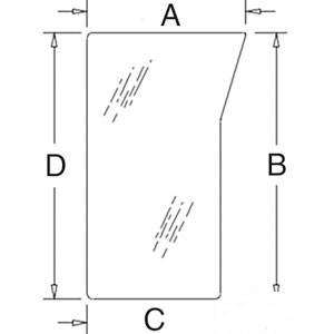 GLASS LOWER — Part #EAP-170216