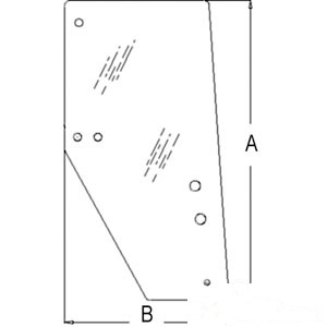 GLASS DOOR R/H — Part #EAP-170233