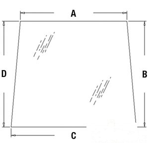 GLASS UPPER — Part #EAP-170251