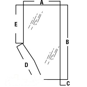 GLASS DOOR R/H — Part #EAP-170253