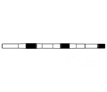 PTO SHAFT 17 SPLINES — Part #EAP-170830