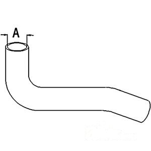 RADIATOR HOSE UPPER — Part #EAP-170907