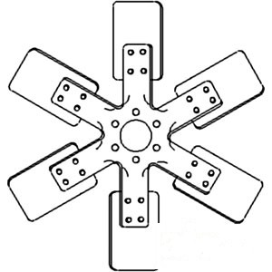 FAN 6 BLADE — Part #EAP-170913