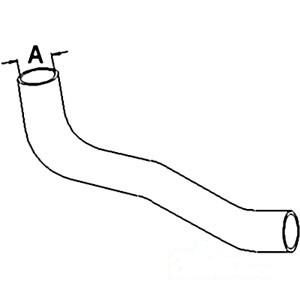 RADIATOR HOSE UPPER — Part #EAP-171000