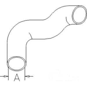 RADIATOR HOSE BOTTOM — Part #EAP-171081