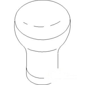KNOB SHIFT LEVER — Part #EAP-171672