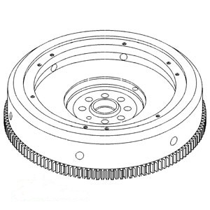 FLYWHEEL W/ RING GEAR — Part #EAP-171865