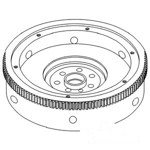 FLYWHEEL W/ RING GEAR — Part #EAP-172182