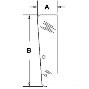 GLASSDOOR WINDOW (FRONT) — Part #EAP-172267
