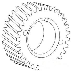 GEAR CRANKSHAFT — Part #EAP-172413
