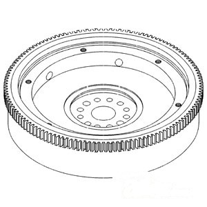 FLYWHEEL W/ RING GEAR — Part #EAP-172415