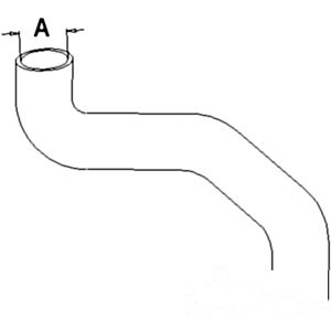 RADIATOR HOSE UPPER — Part #EAP-172613
