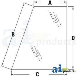 GLASS LH SIDE WINDOW — Part #EAP-172897