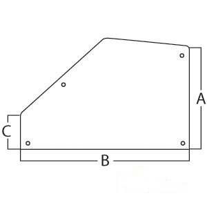 Glass Door Rear (RH/LH) — Part #EAP-172932