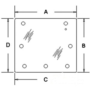 GLASS REAR CAB WINDOW — Part #EAP-172938