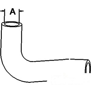 RADIATOR HOSE BOTTOM — Part #EAP-173373