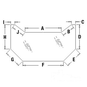GLASS REAR WINDOW — Part #EAP-173493