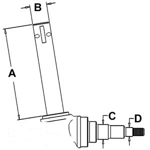 SPINDLE LH/RH — Part #EAP-174803