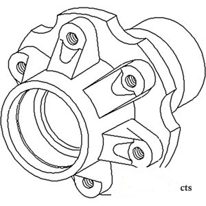 HUB FRONT WHEEL — Part #EAP-175074