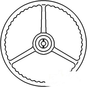 STEERING WHEEL — Part #EAP-175497