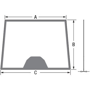 GLASS FRONT — Part #EAP-175675