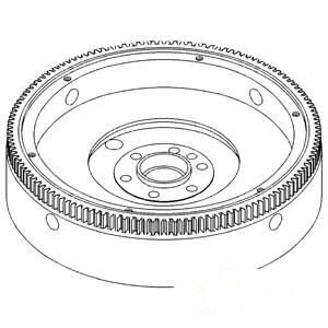 FLYWHEEL W/ RING GEAR — Part #EAP-176018