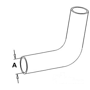 RADIATOR HOSE BOTTOM — Part #EAP-176532