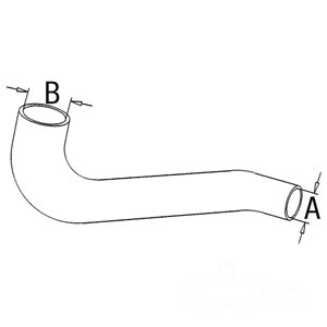 RADIATOR HOSE BOTTOM — Part #EAP-176533