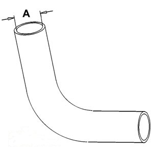 RADIATOR HOSE BOTTOM — Part #EAP-176536