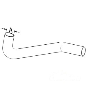 RADIATOR HOSE BOTTOM — Part #EAP-176541
