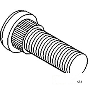 STUD REAR WHEEL — Part #EAP-176623
