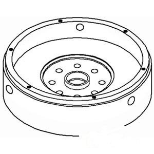 FLYWHEEL W/ RING GEAR — Part #EAP-176705
