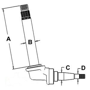SPINDLE LH/RH — Part #EAP-176731