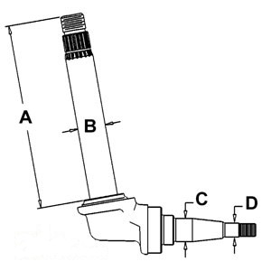 SPINDLE LH/RH — Part #EAP-176732