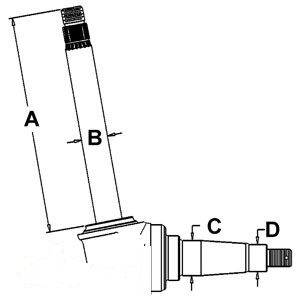 SPINDLE LH/RH — Part #EAP-176733