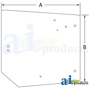GLASS; CAB REAR — Part #EAP-177427