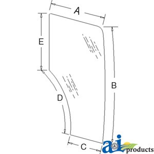 GLASS DOOR; RH — Part #EAP-177999